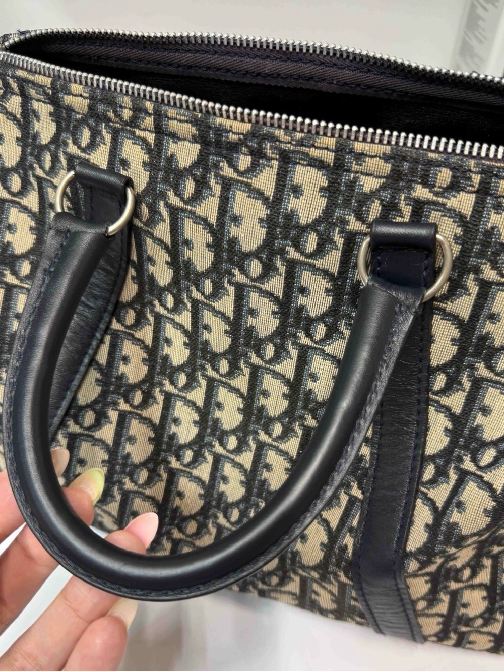 Christian Dior Diorissimo Boston Trotter Bag with Authentic Lock & Key (w/ COA) - Picture 9 of 15